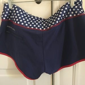 Jadelyn Brooke JLB Fit Shorts, Med. red white blue